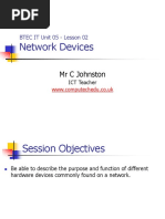 Network Devices: MR C Johnston