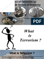 Terrorism Affect On Different Industries