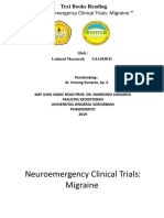 Text Books Reading "Neuroemergency Clinical Trials: Migraine "