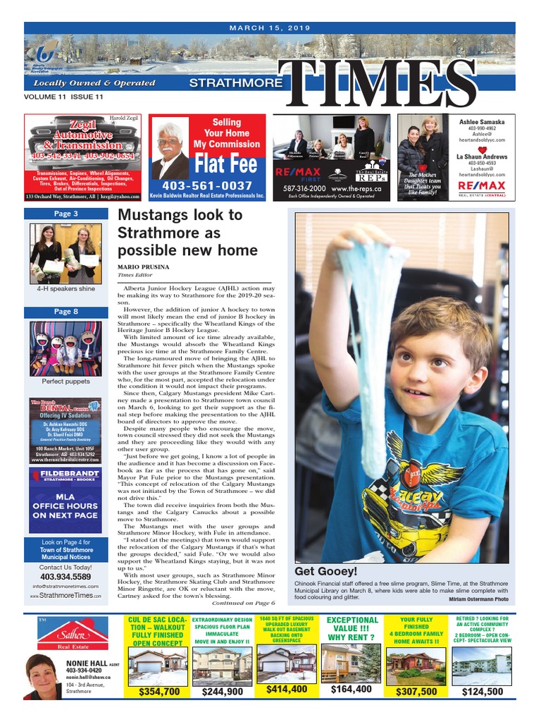March 15, 2019 Strathmore Times | PDF | Classroom | Teachers