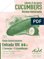 Cucumbers X Aniversrio