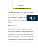 Capítulo III Gestión Económica Del Mantenimiento