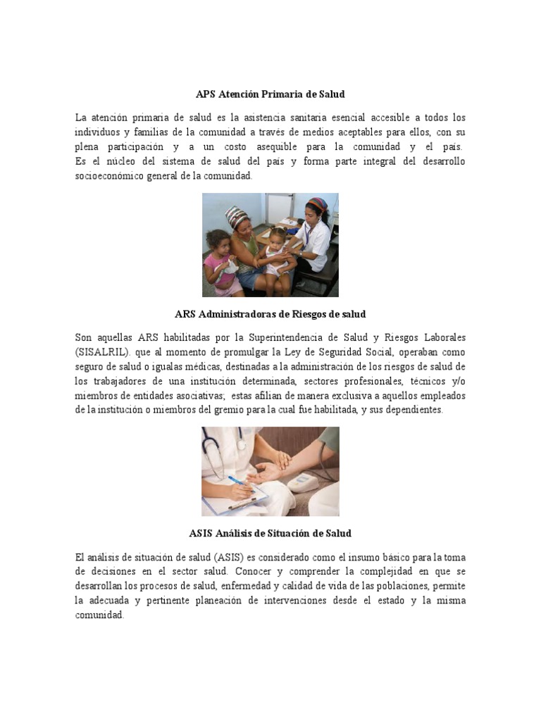 APS Atención Primaria de Salud | PDF | Hospital | Sistema de salud