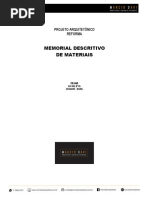 Memorial Descritivo Modelo