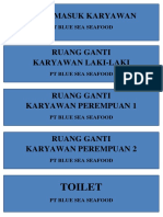 Pintu Masuk Karyawan: Toilet