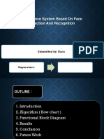 Attendance System Based On Face Detection and Recognition: Submitted By: Nann