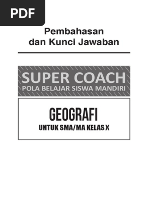 Pembahasan Super Coach Geografi Kelas X