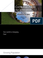 Global Context On Public Sector Innovation: Alex Ryan VP Solutions Lab, Mars