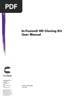 In-Fusion Snap Assembly User Manual | PDF | Molecular Cloning ...