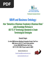 SBVR and Business Ontology