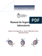 Manual de Seguridad Nuevos Materiales Nano y Supramolecular.