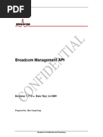 Broadcom Management API PDF