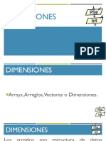 Pseudocódigo (8) Dimensiones