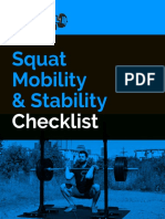 Squat Mobility and Stability Checklist