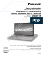 Th42ph11uk 42 Plasma Panel PDF