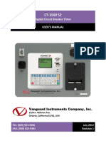 Digital Circuit Breaker Timer User'S Manual: Vanguard Instruments Company, Inc