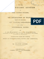 (Inglés) Alexis de Tocqueville - On The Penitentiary System in The United States and Its Application To France PDF