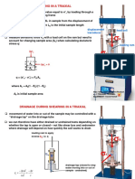 Shearing in A Triaxial: Increase