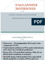 Prostaglandins Leukotrienes: Arthur Prancan, PH.D