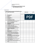 Format Nilai Ujian Praktik Klinik MK Neurosain III