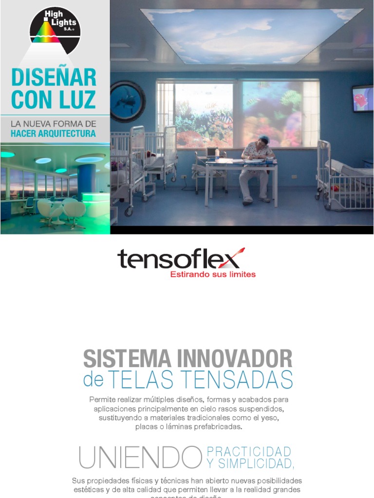 Instalación y Ventajas de Tensoflex | PDF | Bóveda (Arquitectura ...