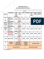 Takwim Peperiksaan Dalaman 2019