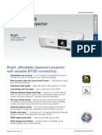 Powerlite X39 Xga 3Lcd Projector: Bright, Affordable Classroom Projector With Versatile Byod Connectivity