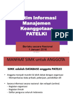 SOSIALISASI SIMK PATELKI Untuk Anggota - sEPaJKy PDF