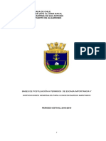 Bases de Postulación A Permisos de Escasa Importancia y Disposiciones Generales para Los Concesionarios Marítimos Periodo Estival 2017 2018 PDF