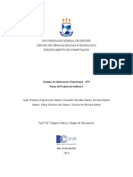 Plano de Projeto de Software Sistema de Informação Nutricional (SIN)