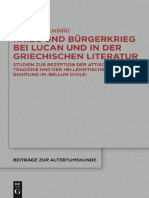 (Annemarie Ambuhl) Krieg Und Burgerkrieg Bei Lucan PDF