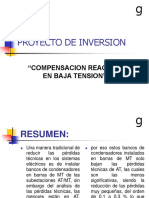 Proyecto de Inversion Compensacion en b.t.