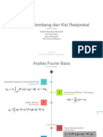 KISI RESIPROKAL- Analisis Fourier Basis