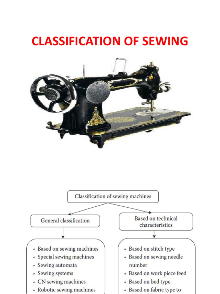 Types of Sewing Machines PDF