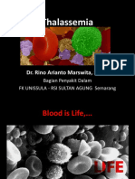 Thalassemia: Dr. Rino Arianto Marswita, SP - PD