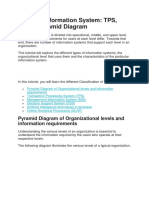 Types of Information System: TPS, DSS & Pyramid Diagram