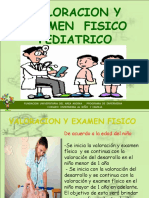 Valoracion y Examen Fisico Pediatrico