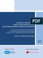 IFAC Guide Pour Lutilisation Des Normes Internatinales Daudit Dans Les Petites Et Moyennes Entreprises Tome II PDF