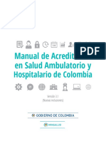 Manual Acreditacion Salud Ambulatorio PDF