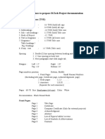 B.tech Project Guidelines