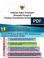 Pedoman Kajian Penetapan Sempadan Sungai Dan Perijinan Pemanfaatan Sungai PDF