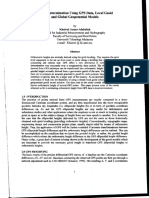 Height Determination Using GPS Data, Local Geoid and Global Geopotential Models