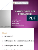 Pathologies Fondations PDF