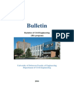 Civil Enineering BSC Bulletin 2016 PDF