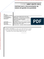 ISO_TR10013 - Diretrizes Para a Documentação de SG
