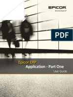 EpicorApplication UserGuide PartOne 100600 PDF