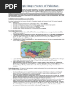 Geo-Strategic Importance of Pakistan