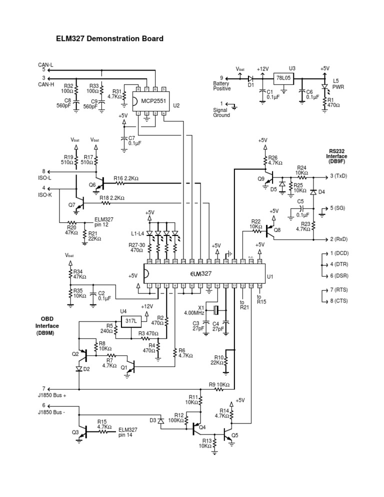 Elm327 Schematic | PDF | Business