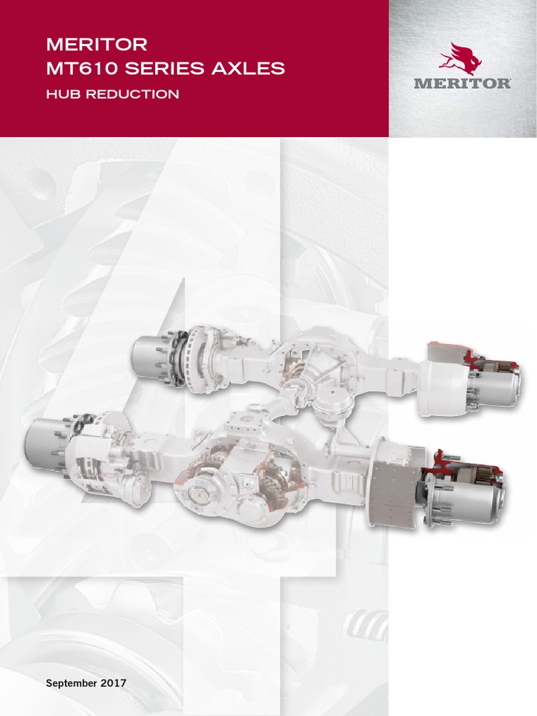MC1404 - Meritor - MT160 - Hub Reduction - Web2 PDF | PDF | Axle | Gear