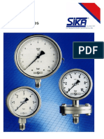 SIKA Pressure Gauges PDF